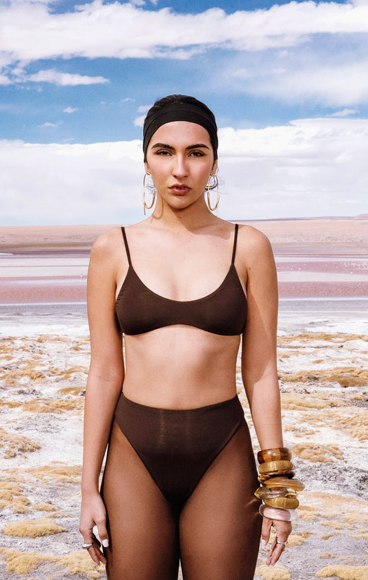 Hot pant mima marrom